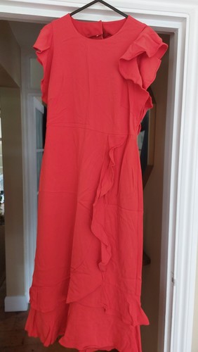 Orange mint velvet dress - orange,,