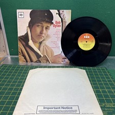 Bob Dylan Self Titled 1962 12"