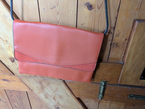 Topshop orange shoulder bag - topshop,