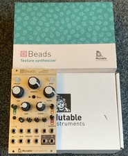 Mutable Instruments Beads Texture Synthesiser Eurorack Module boxed