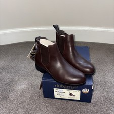 Dubarry Waterford Mahogany Leather Boots Size 39 Gore-Tex Boxed with labels 