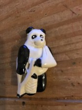 Vintage Cute Resin Injured panda pin badge