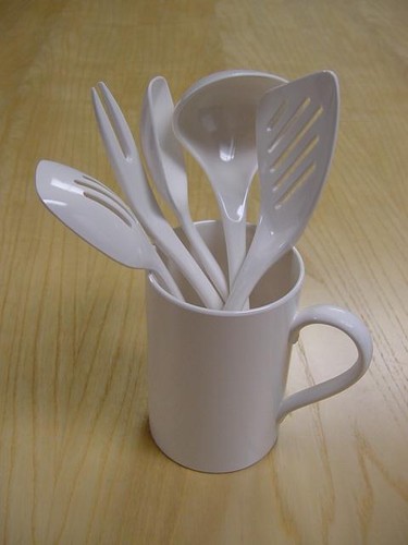 Mini melamine utensil set - melamine, &