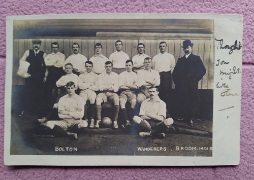 Postcard bolton wanderers - postcard,