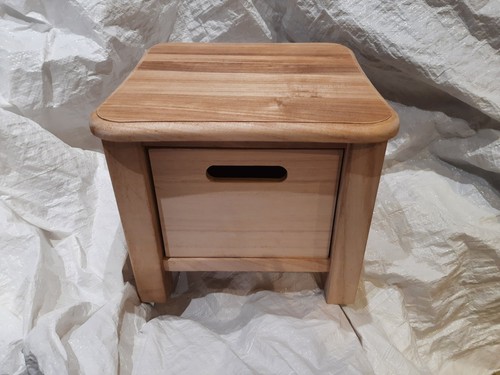 Wooden step stool with storage - step,