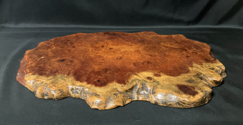 Japanese burl wood display - wood,