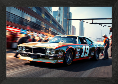 Nascar stock car pit - stock,