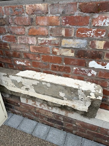 Victorian concrete window sill - concrete,