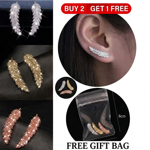 925 sterling silver - silver, feather