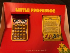 Little Professor Maths Toy, boxed, Texas Instruments, vintage 1970s Full Set EXC