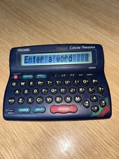Seiko ER2500 Electronic Oxford Concise Thesaurus Crossword Solver Spellchecker