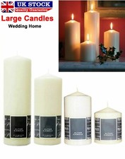 Price's Church Altar Candle Pillar Large Round Table Candles Long Burn Time