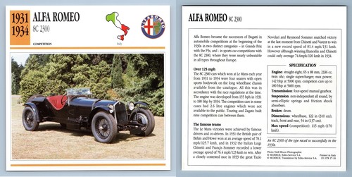 Alfa romeo 2300 1931 - -, 1931-34