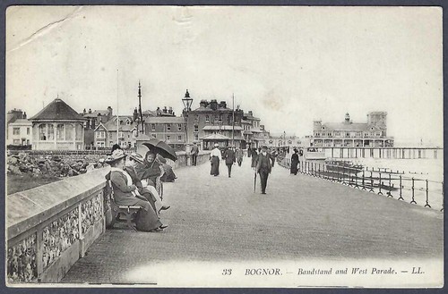 Bandstand and west - west, parade