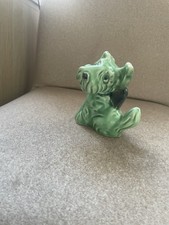 Sylvac Vintage Dog Figurine Green Scottie Terrier, No. 1119
