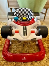 Babylo Unisex Baby Walker Car with Lights and Music Height Adjustable