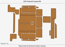 DuraEVA Seadek EVA Foam Boat flooring 2003 Wellcraft 290 Coastal