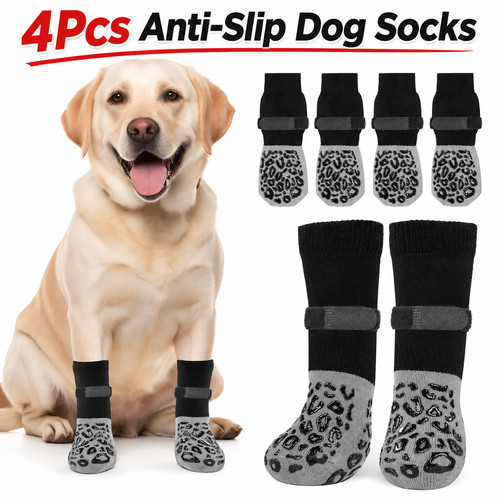 Pack anti slip dog socks - anti-slip,