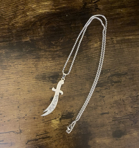 Silver zulfiqar imam ali - imam,