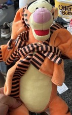 TIGGER IN DRESSING GOWN Plush soft teddy Used Condition FROM WINNIE THE POOH 20”