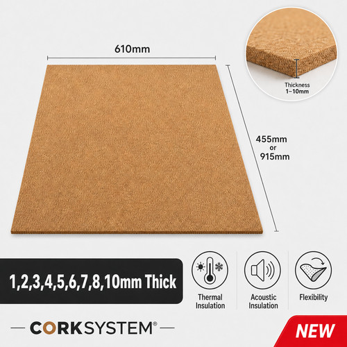 Cork sheets fine - cork,
