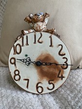 Vintage Bromsgrove Pottery Bear Clock