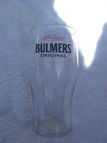 Vintage glass bulmers original - vintage,