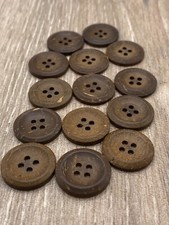 19mm Vintage Natural Wooden