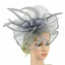 Flower Feather Hair Hat