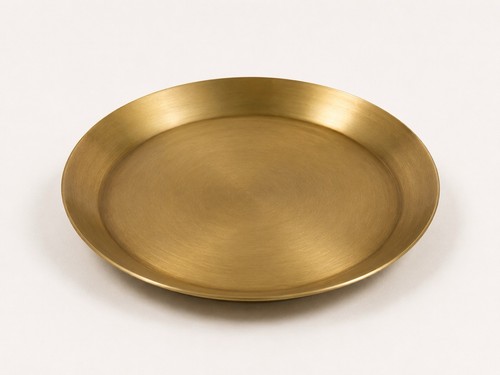 Brass metal round - metal, decorative