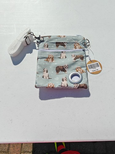 Bearded collie crossbody bag - bearded,