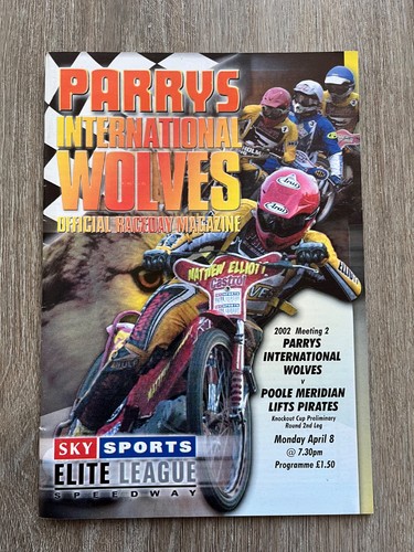 Wolves speedway programme - wolves, 8th