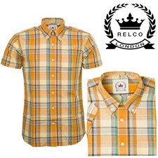 Relco Men's Orange Tartan