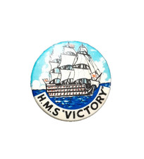 VTG H.M.S VICTORY WORLD'S OLDEST NAVAL VESSEL BADGE HMS SHIP ROYAL NAVY