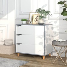 3-Drawer Chest Storage Cabinet