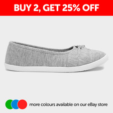 Lilley Womens Canvas Grey