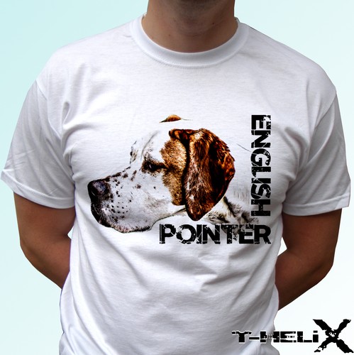 English pointer dog t shirt - english,