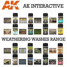 Ak Interactive Full Range Weathering Washes Filters Effects Combined Shipping
