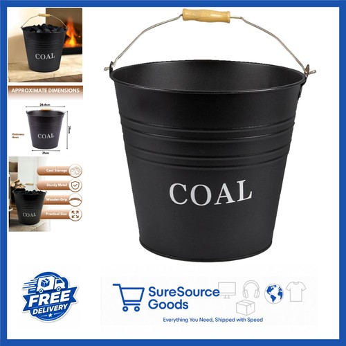 Vintage black coal bucket - vintage,