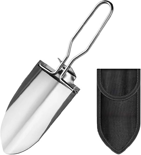 Portable folding shovel - portable,