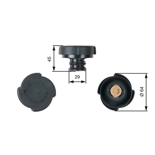 Gates coolant expansion tank - gates,