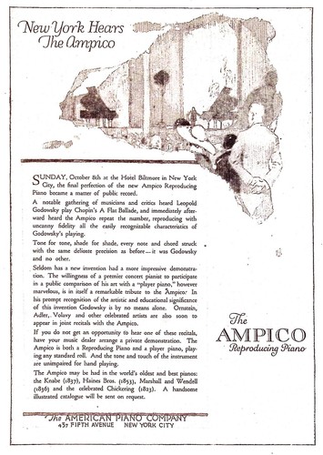 Ampico reproducing piano - reproducing,