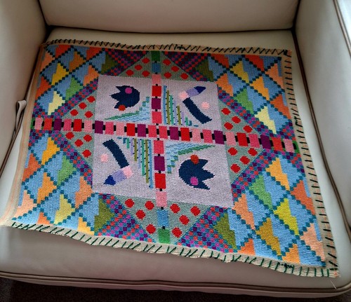 Hand stitched with anchor - hand,
