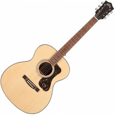 Guild OM-340 Orchestra Acoustic Guitar, Solid Spruce Top, Natural Satin