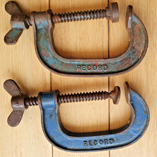 Record clamp pair - clamp's, 3"