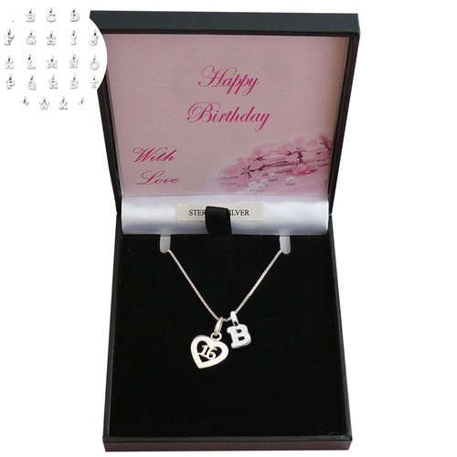 Necklace with letter - necklace,