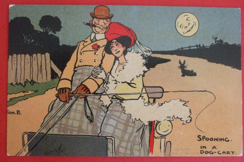 Old tom browne comic - browne, spooning