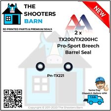 2 x Premium Pro-Sport Breech Barrel Seal Fit Air ArmsTX200/TX200HC Pn-TX221 NEW