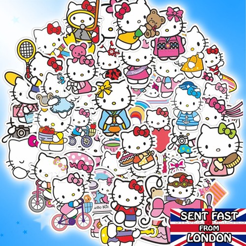 Hello kitty stickers - hello,