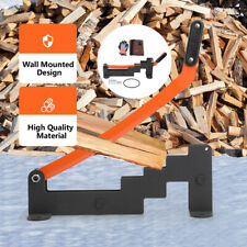 Firewood Kindling Splitter Wood Splitter Wedge Cast Iron +Firewood bag Glove